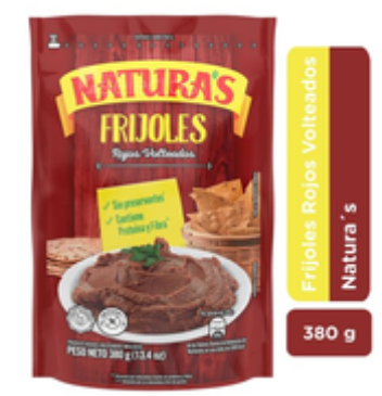 Naturas Frijoles Rojos Volteados